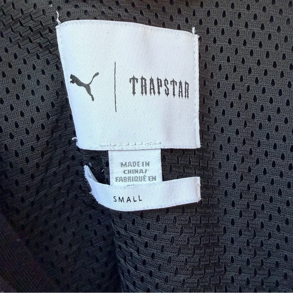 Puma x Trapstar Black Hooded Zip-Up Jacket | S